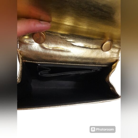 Crossbody Bag - Metallic Gold - CC -Style- - Picture 10 of 13